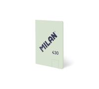MILAN A5 Glued Notebook, 48 Sheets, White, 95 g/m², Collection 430 Since 1918, Green