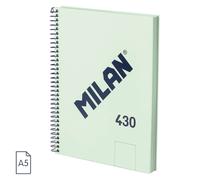 Milan A5 Spiral Notebook With Hard Cover 80 Sheets Of 95g/m2