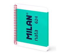 Milan A5 Spiral Notebook With Hard Cover Grid Paper 80 Sheets Nata® 624 Since 1918 Collection