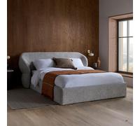 Milan Bed - Grey Fabric - Sizes Available