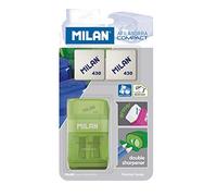 Milan Erasers, Rubber, White, Small