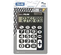Milan Blister Pack 10 Digit Calculator Large Keys Black