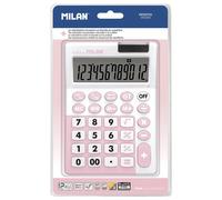 MILAN® Blister Pack Calculator 12 Digits Pink, Edition Series +