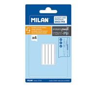 Milan Blister Pack 4 Spare Erasers For Capsule Slim And Pl1 Mechanical Pencils