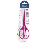 Milan Blister Pack Acid Pink Office Scissors 17 Cm