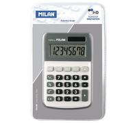 Milan Blister Pack Grey 8 Digit Calculator
