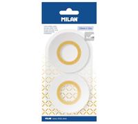 MILAN Blister pack of 2 double-sided adhesive tapes 15 mm x 10 m
