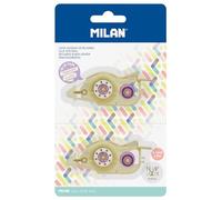 MILAN® Blister pack of 2 refills adhesive tape 8.4 mm x 8 m New Look series