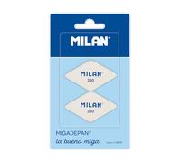 Milan® Blister Pack of 2 Rubber Bands 230 (Bread Crumb)