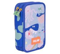 MILAN® Blue Odyssey Special Series 2 Tier Pencil Case