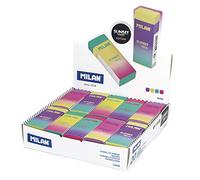 Milan Display Box 20 Nata® Erasers Sunset Series (with Carton Sleeve And Wrapped) Clear