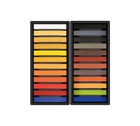MILAN Box of 24 bars Pastel Soft Colours Portrait Art, Multicoloured, Normal