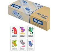 MILAN Box of 36 Animal Crumb Rubbers