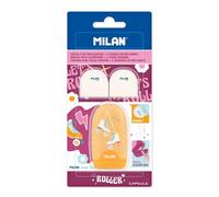 MILAN® Capsule Special Series Roller Sharpening Blister Pack + 2 Replacement Erasers