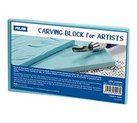 MILAN Carving Block for Artists Engraving Plate, Blue, Medium 15 x 9 x 0.5 cm