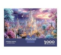 Milan Cathedral Premium Jigsaw Puzzle, Moonlit Cathedral 1000 Piece, Extra-Thick Cardboard, Cognitive Development Puzzle, Fun Present & Home Activity, Puzzle 52x38cm/1000pcs