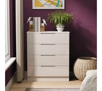Milan Chest - 4 Drawer - Cashmere Gloss