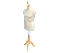 MILAN Childrens 10-12years Dressmakers Mannequin / Tailors Dressmaking Display Bust Supplied on a Superior Wooden Tripod Stand