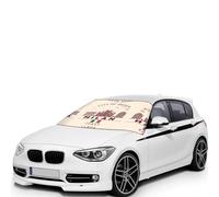 Milan Cityscape With Italian Print Windshield Cover For Ice And Snow, Universal Fit For Car Suv, 600d Oxford Fabric Frost Protector