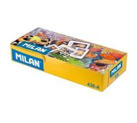 Milan Coloured Printed School Erasers - 36 Pcs Milan Top Best