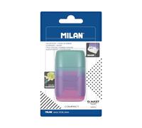 MILAN - Compact Sunset Eraser Pencil Sharpener Lilac - Pink