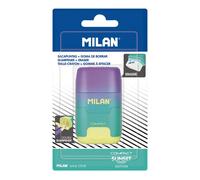 MILAN Blister Sharpening Compact Sunset Turquoise - Yellow