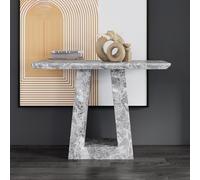 Milan Console Table - Grey Marble