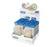 MILAN® Display Box 12 Blister Correction Tape 5mm x 15m New Look Series