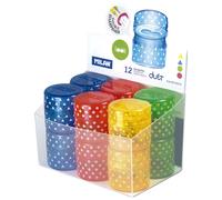 Milan Display Box 12 Duet Look Sharpeners Clear