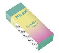Milan Display Box 20 Nata® Erasers Sunset Series (with Carton Sleeve And Wrapped) Clear