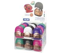 Milan Display Box 24 Capsule Copper Pencil Sharpeners Multicolor