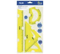 Milan Flex&resistant Yellow Rulers Kit Acid Series