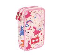 Milan Flowicorn 2-Tier Pencil Case with Special Series, Beige