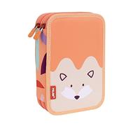 MILAN® Fun Animals Special Series 2 Tier Pencil Case Orange
