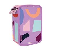 MILAN® Fun Animals Special Series Purple 3 Tier Pencil Case