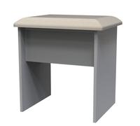 Milan Grey Dressing Table Stool