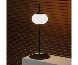 Milan Iluminación Milan Astros table lamp, opal glass lampshade