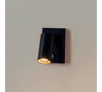 Milan Iluminación Milan Haul LED wall light angular 1-bulb black