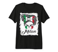Milan Italy Black Girl Premium T-Shirt