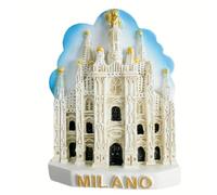 Milan Italy Refrigerator Magnet Travel Souvenir Fridge Decoration Magnetic Sticker 3D Craft