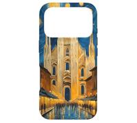 Milan Italy Van Gogh Lombardy Travel Painting Retro Style Case for iPhone 17 Pro