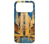 Milan Italy Van Gogh Lombardy Travel Painting Retro Style Case for iPhone 17 Pro Max