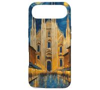 Milan Italy Van Gogh Lombardy Travel Painting Retro Style Case for iPhone Air