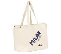 MILAN® Large tote bag GIGANTE 403 since 1918 collection, beige