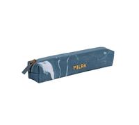 MILAN® Lava Series Mini Round Pencil Case, Blue