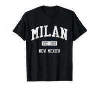 Milan New Mexico NM JS04 Vintage Athletic Sports T-Shirt