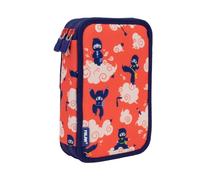 Milan NINJUTSU 2-Chamber Accessory Pencil Case Red