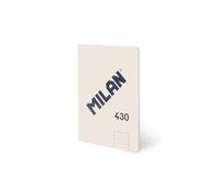 MILAN Notebook A5 Glued Lined Paper, 48 Sheets of 95 g/m², Collection 430 Since 1918, Beige