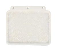 Milan Pacific Glitter Pencil Pouch for 3-Ring Binders, Iridescent Finish, Secure Zip Closure, Slim Spacious Profile