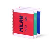 Milan Pack Of 3 A4 Spiral Notebooks With Hard Cover